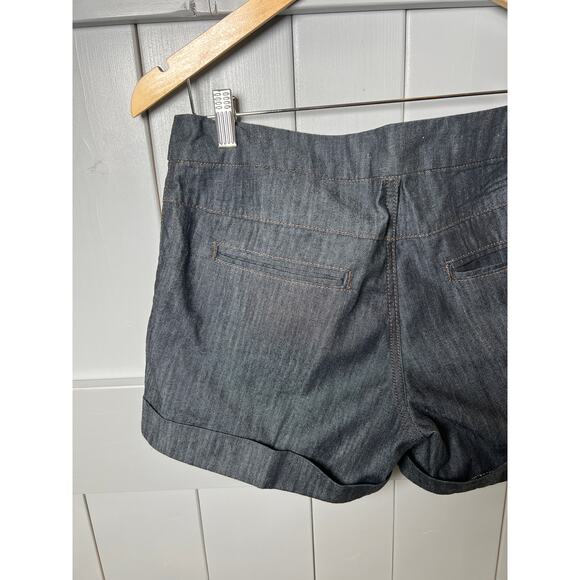 Forever Twenty One Women's Dark Blue Jean Shorts Size 28 - Picture 8 of 8